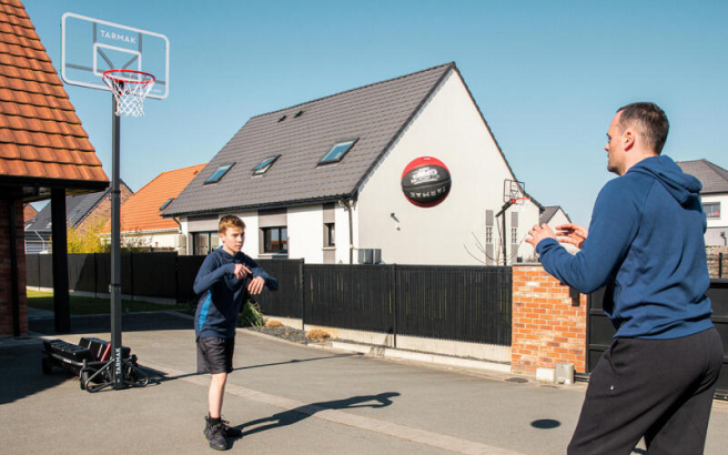 Panier de basket B500 Easy Box Tarmak vue ensemble